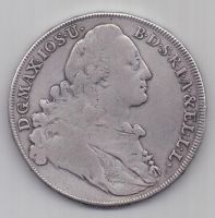 талер 1772 г. Бавария. Германия
