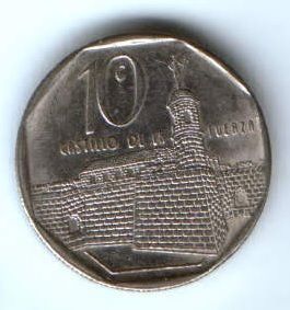 10 сентаво 2002 г. Куба