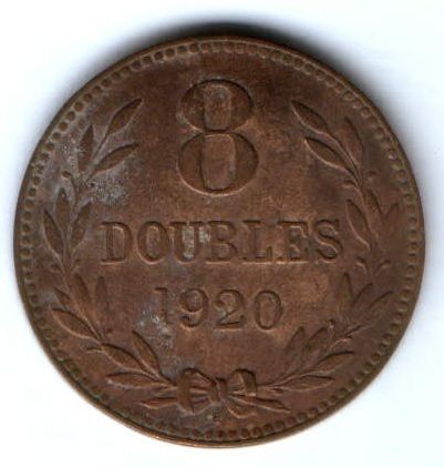 8 дублей 1920 г. Гернси