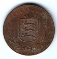 8 дублей 1920 г. Гернси