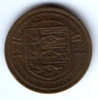 1/24 шиллинга 1926 г. Джерси Великобритания