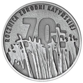 70 лет Катыни 10 злотых Польша 2010