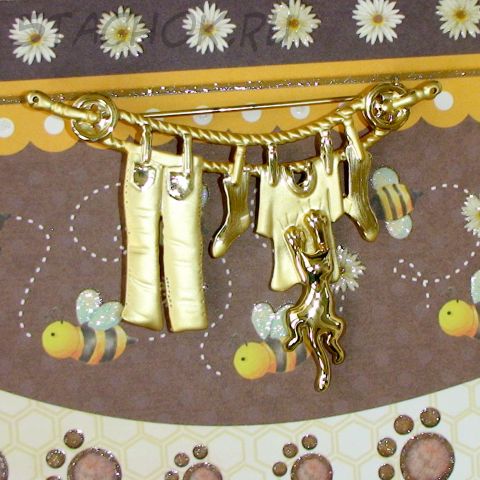 Брошь "Кот-помощник" под золото