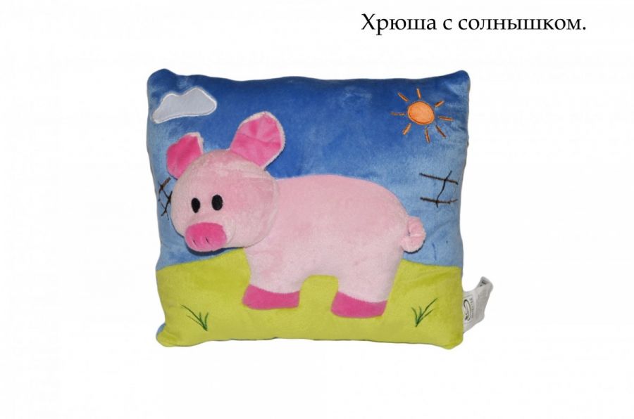 SN-Textile Хрюша с солнышком подушка декоративная