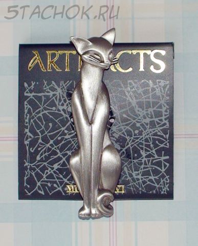 Брошь "Сиамская кошка" под олово