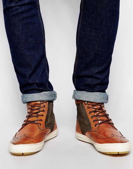 Броги с подкладкой под овечью шерсть ASOS