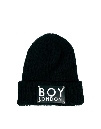 Шапка-бини с нашивкой Boy London