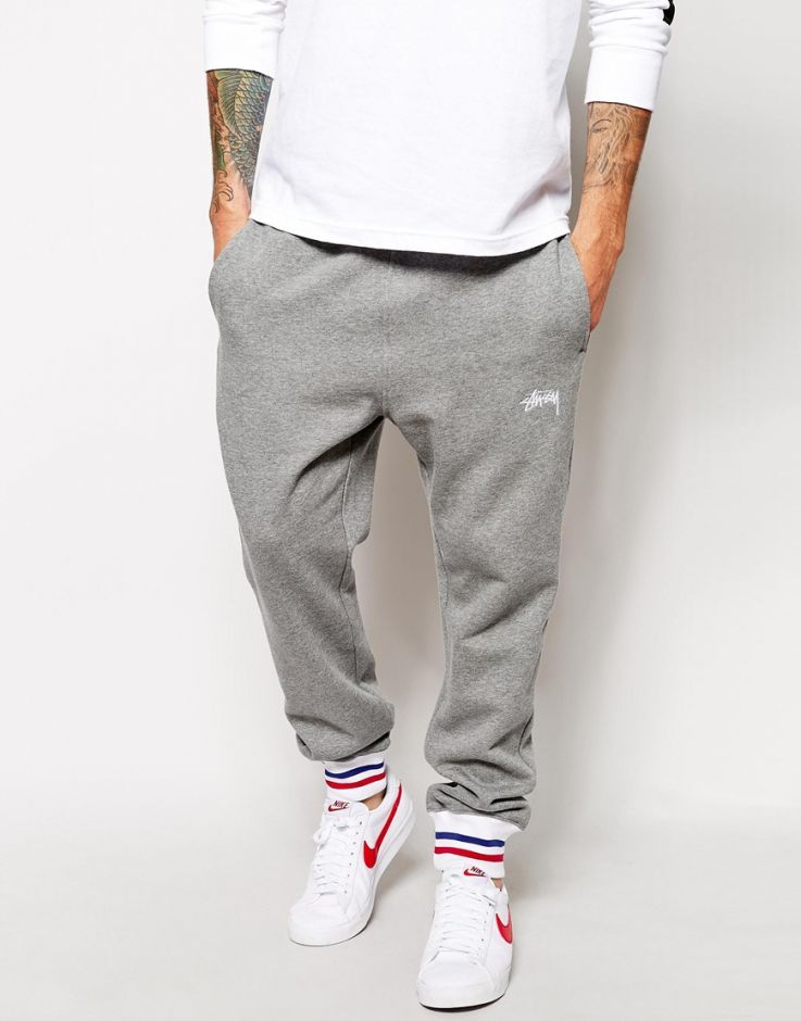 Спортивные штаны с манжетами Stussy