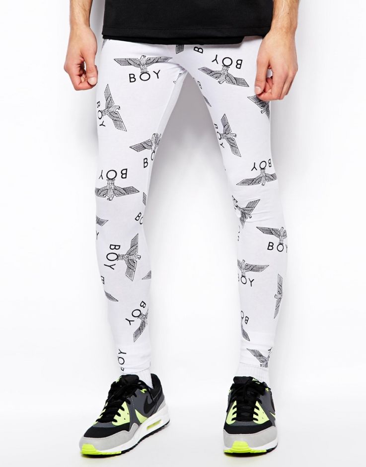 Леггинсы с повторяющимся логотипом BOY London