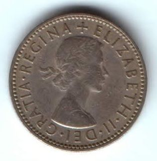 1 шиллинг 1958 г. Великобритания герб Шотландии