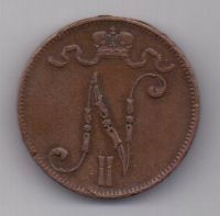 5 пенни 1913 г. Финляндия