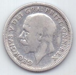 6 пенсов 1926 г. Великобритания