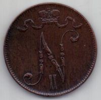 5 пенни 1915 г. Финляндия