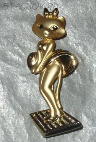 Брошь "Кошечка Мерилин" (Danecraft США)
