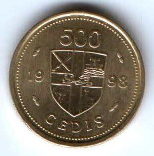 500 седи 1998 г. Гана