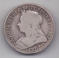 1 шиллинг 1899 г. Великобритания