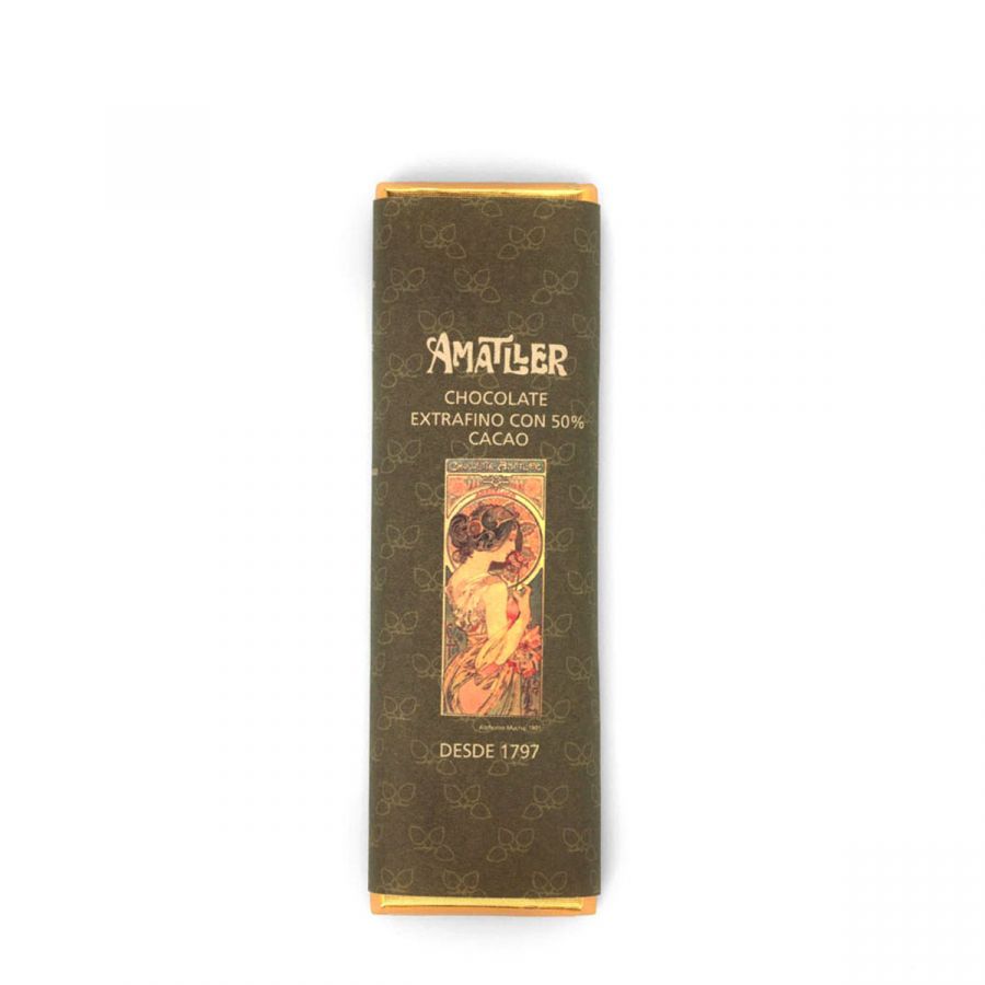 Шоколад Amatller Горький 50% какао 10 шт по 18 г (Испания)