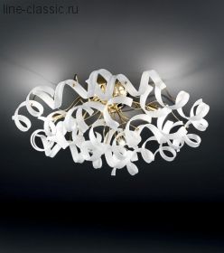 Люстра METALLUX 205.380.02 зол/белый 18 vetri