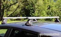 Багажник на крышу Mazda CX-7, Атлант, аэродинамические дуги, опора E
