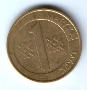 1 марка 1994 г. Финляндия