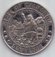 жетон 1935 г. США (штат Калифорния)