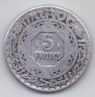 5 франков 1370 г. Марокко