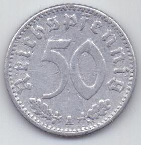 50 пфеннигов 1940 г. A Германия