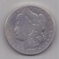 1 доллар 1891 г.