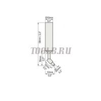 Миниатюрный 45 градусный датчик для толщиномера покрытий PosiTector 6000, тип F45S, (длина кабеля 15 метров)