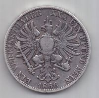 талер 1866 г. Пруссия. Германия