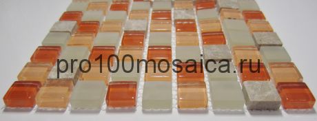GS076 (6мм) Мозаика серия GLASSTONE,  размер, мм: 300*300 (КерамоГраД)