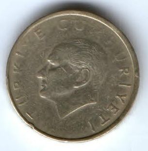10000 лир 1996 г. Турция