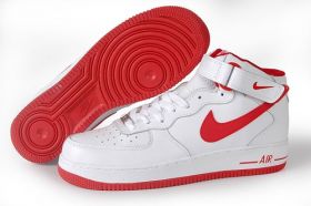 Баскетбольные кроссовки Nike Air force 1 (Белые)