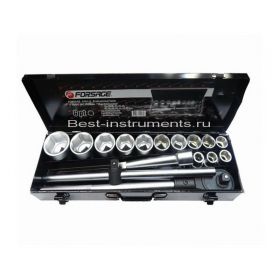6161-5 Набор инструментов 3/4" 6-гр. 17-50 мм Forsage, 16 предметов.