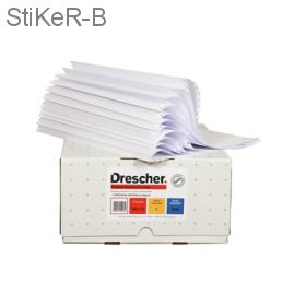 274269 Самокоп.непрер.компьютерная бумага 240х12, 2-сл.Drescher,белая,900экз/уп