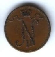 1 пенни 1912 г. Финляндия Российская империя