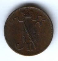 1 пенни 1911 г. Финляндия Российская империя