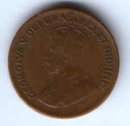 1 цент 1933 г. Канада