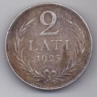 2 лата 1925 г. Латвия