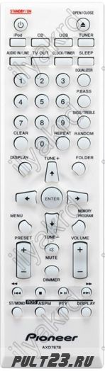 PIONEER AXD7670, AXD7678, X-CM31