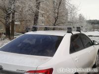 Багажник на крышу Toyota Camry, Атлант, аэродинамические дуги