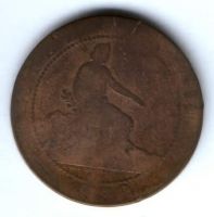 10 сантимов 1870 г. Испания