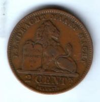 2 сантима 1905 г. Бельгия