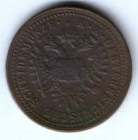1 крейцер 1851 г. Австрия