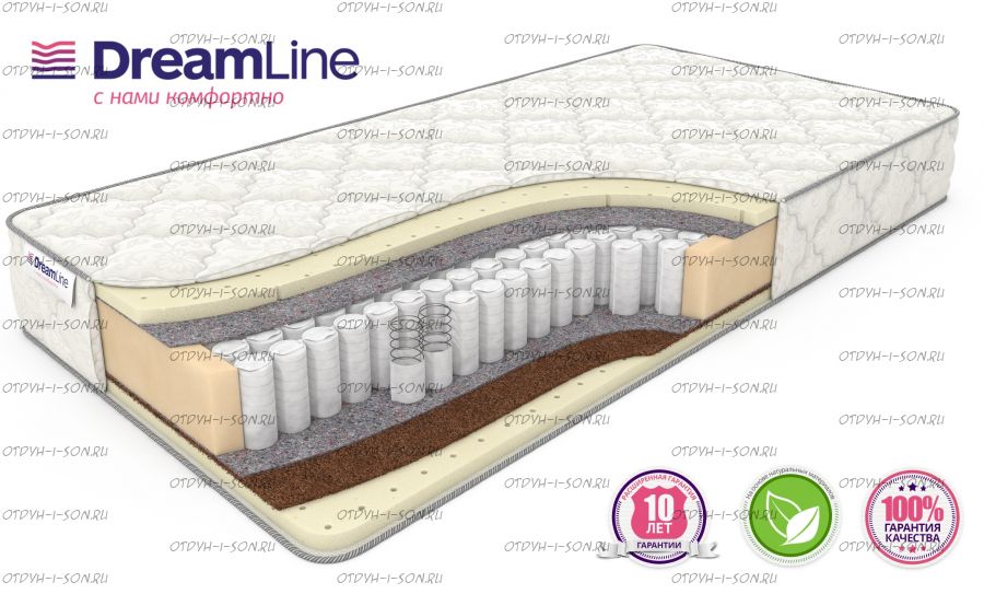 Матрас SleepDream Soft (TFK) (с наматрасником) Дримлайн