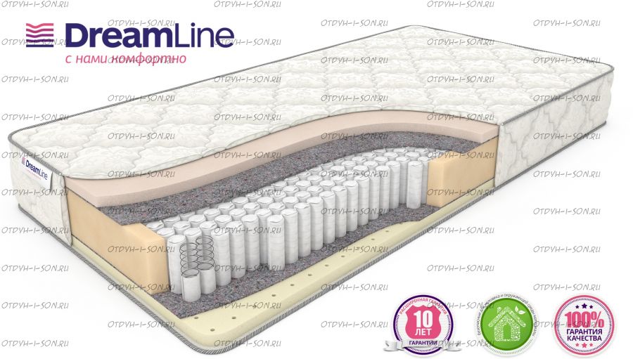 Матрас Memory Sleep S1000 (с наматрасником) Дримлайн