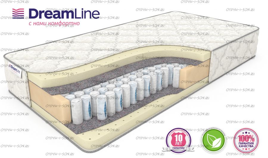 Матрас Prime Soft DS (с наматрасником) Дримлайн