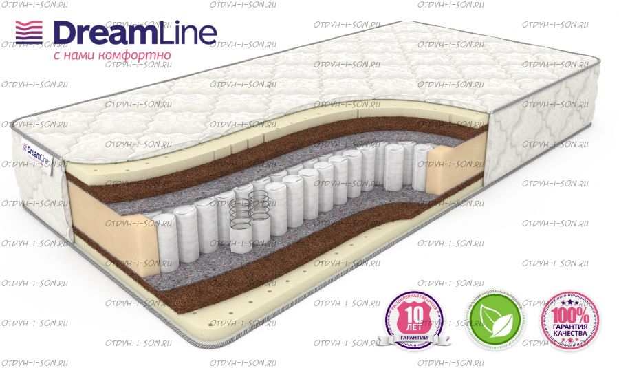 Матрас Prime Medium TFK (с наматрасником) Дримлайн 25