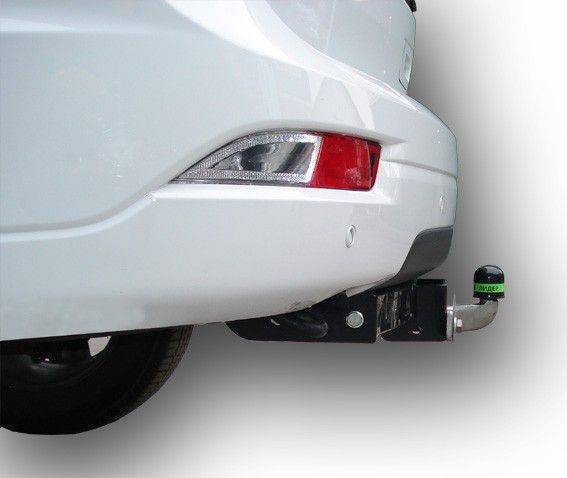 Фаркоп Лидер Плюс  для CHEVROLET TRAILBLAZER (GM800) 2012 - ... С НЕРЖАВЕЮЩЕЙ ПЛАСТИНОЙ