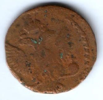 деньга 1745 г. редкий год